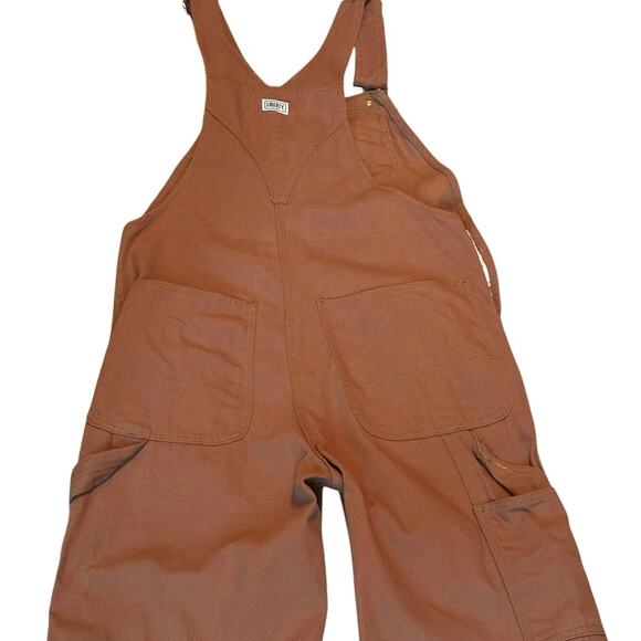 Liberty brown overalls  size 34x32. Good condition.  Signs of wear on cuffs. - Picture 2 of 7